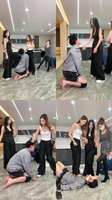 【麋鹿银儿】三女主 丝足调教的天花板