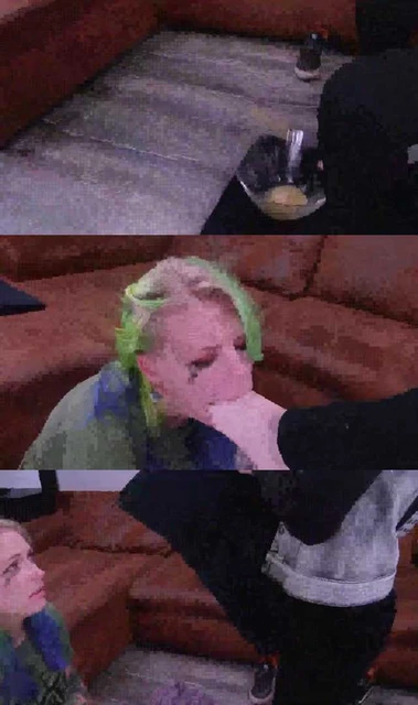 【外国女主】银发女主调教新女奴2 疯狂的深喉