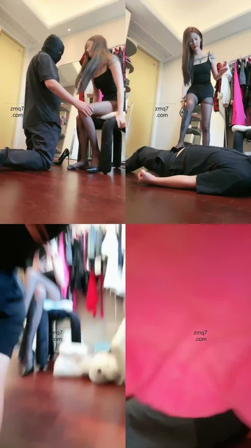 【莫妮卡卡】高跟黑丝我 脚耳光 高跟踩踏