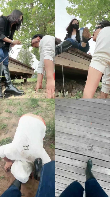 【辣姐】户外玩母狗