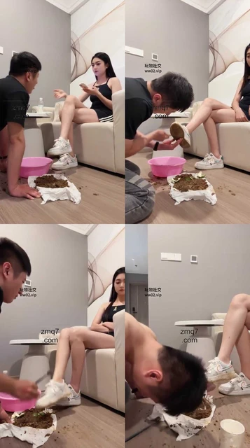 【泡泡】贱货喝洗脚水