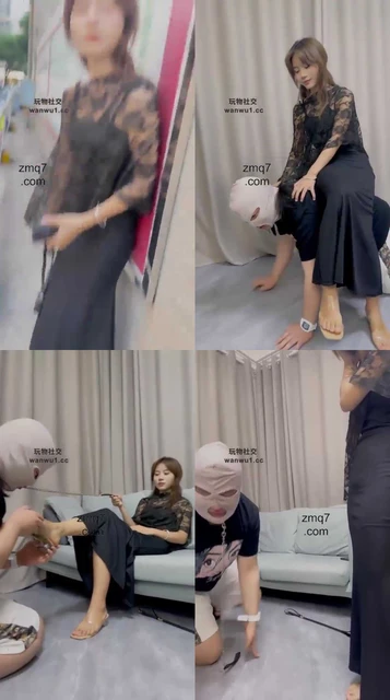 【素人挖机】开发黑色包臀裙的素人女王