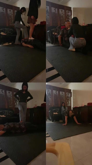 【琳嘉】重刑-双S/裸足+白棉袜踩/骑马/鞋抽耳光