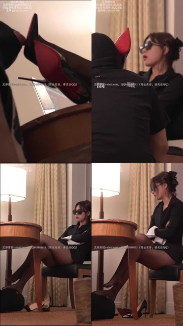 【初见】黑丝霸道女总裁 使用物化的人形鞋刷兼除臭器