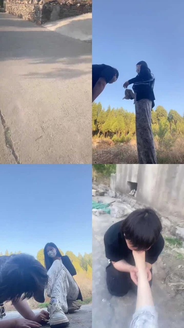 【素人挖掘机】度假乡村开发美丽素人