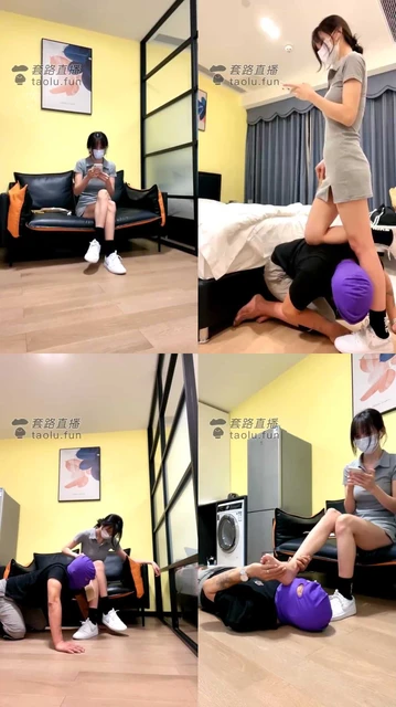 【暴力美学】健身后原味棉袜脚 脏鞋羞辱