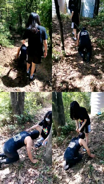 【暴力美学】野外拉练 厕狗进