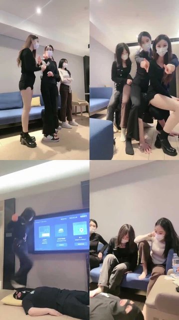 【虞姬】大学生女王带素人同学一起来