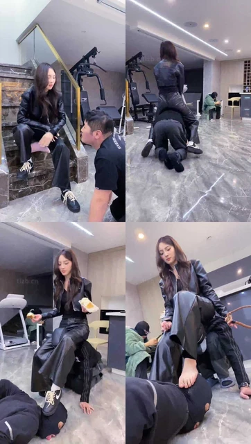 【麋鹿银儿】素人寒汐 定制重击耳光 鞭打 舔咀嚼物