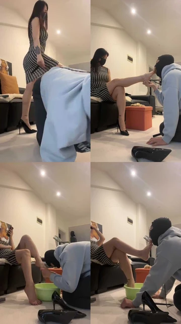 【黛帝】训练家奴 伺候舔脚