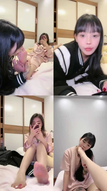 【反差楠熙】调教女奴 脚深喉