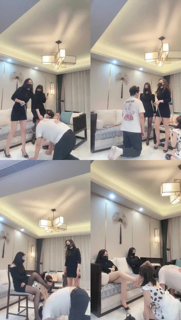 【妆主大大】和纯素人闺蜜一起调教情侣奴