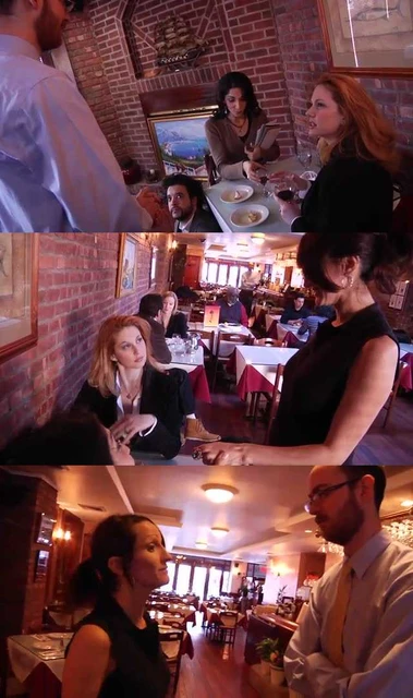 【外国女主】M男跟女王们的生活化调教4 在餐馆公开调教