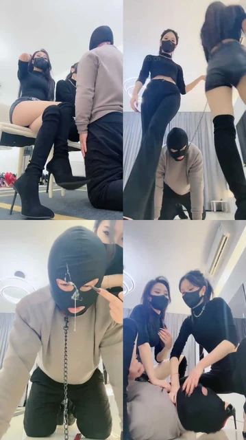 【萱萱女蒂】双主爆揍贱男