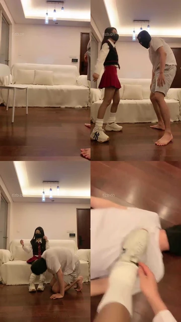 【宝爷】JK学姐 白鞋白袜踩踏 重度踢裆 坐脸窒息