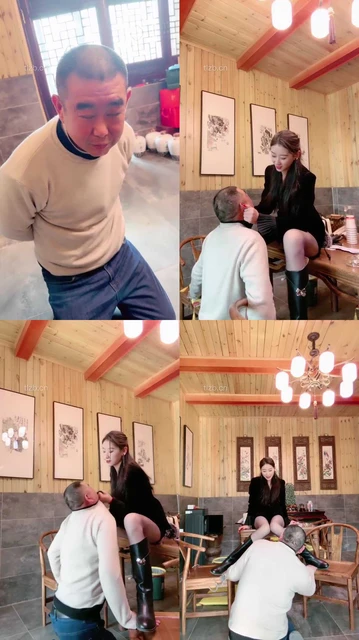 【沅芷】调教傻狗之耳光