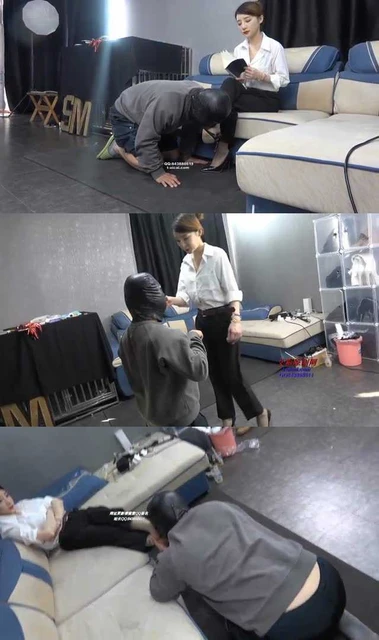 【领主老大】榨干同事工资 同事沦为脚下奴