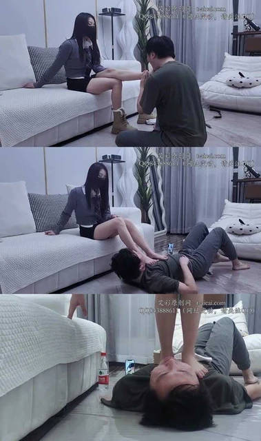 【宝爷】暴力脚耳光 蹲踩脸 深喉 脚虐舌