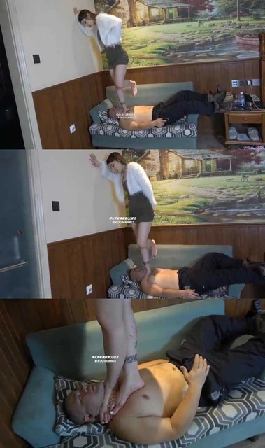 【领主老大】重度踩脖子 窒息