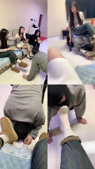 【精神小妹】深夜 多个美女调教贱货