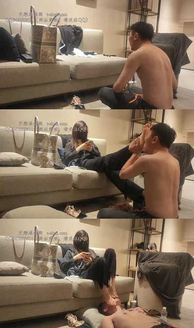 【红颜榜】模特女神 脚耳光虐奴 舌头刷脚底