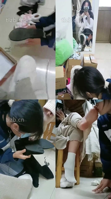 【爱可】女奴看到素人学姐鞋子脏了