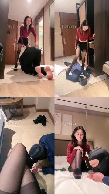 【Jenn】黑丝 情侣虐奴