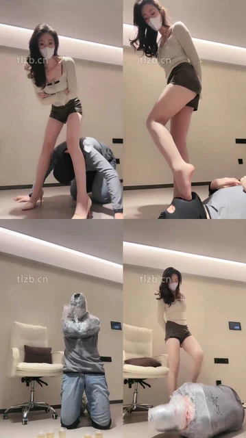 【禾未】调教 窒息 脚深喉