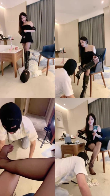 【艾斯金】开始皮靴调教