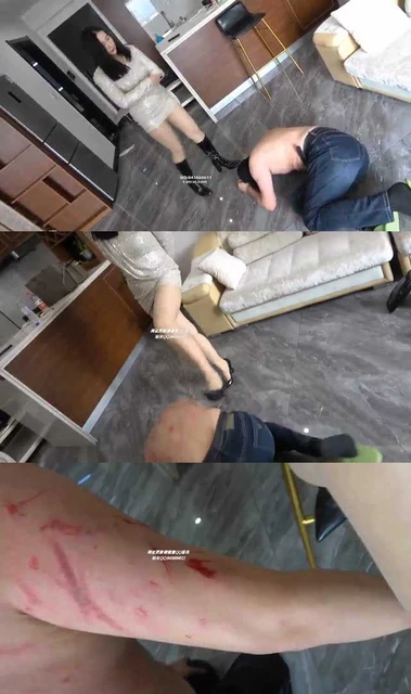 【彼岸花】高跟鞋残忍暴踹放鸽子的贱狗