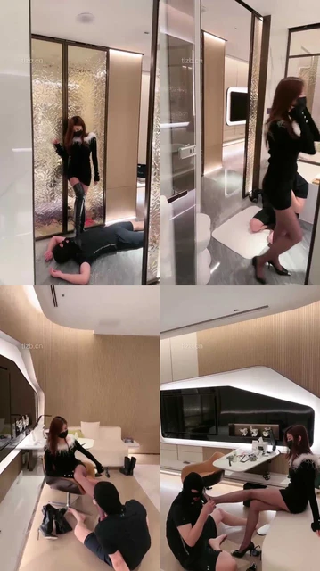 【美美子】调教 黑丝袜和高跟鞋的诱惑