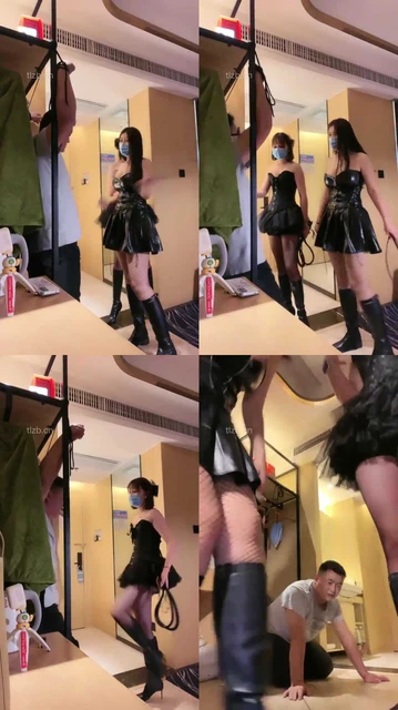 【榕】2个女王 踢裆加鞭打