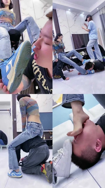 【麋鹿银儿】库库女王 完虐六十岁老奴