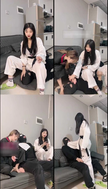 【与精神小妹的那些事】文文和小伊戏耍老狗