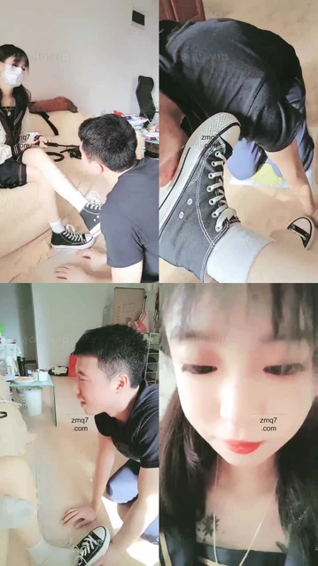 【奶味小仙女】暴力玩奴 匡威加白棉袜