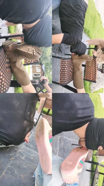 【沅芷】室外调教 清理鞋底2