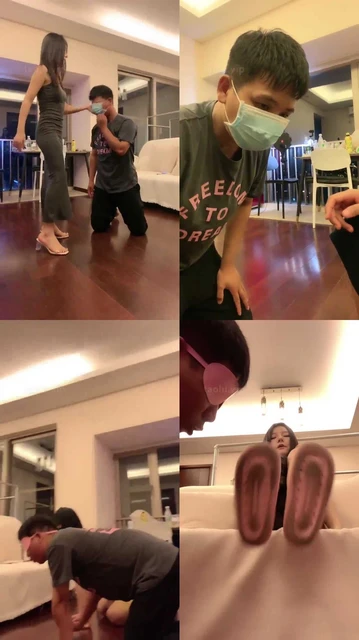 【宝爷】双女王调教 耳光 踩踏 舔鞋