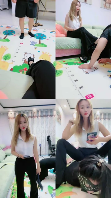 【林夕女王】要债失败了 调教情侣奴