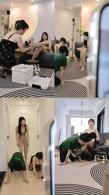 【松紫】美甲师带儿子来调教