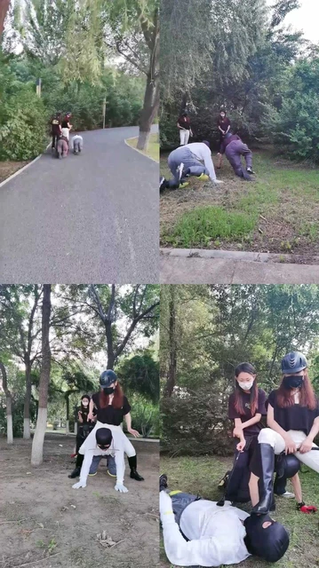 【魔鬼天使】户外调教 男奴运动会