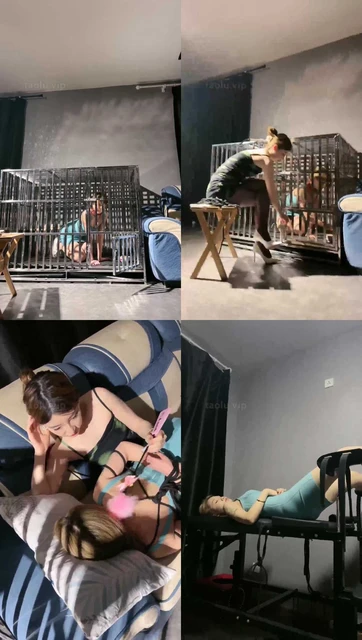 【领主老大】圈养的女奴 放出来溜溜