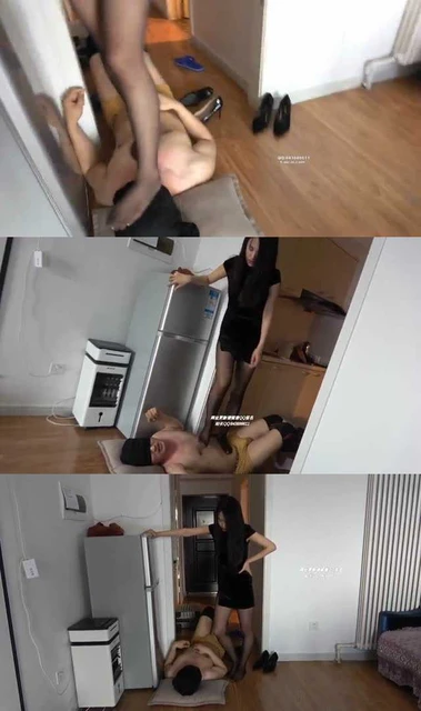 【失格】黑丝旗袍 狠毒踩踏狗脖子和狗脸