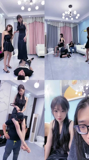 【麋鹿银儿】超模白雪 踩踏 刺痛