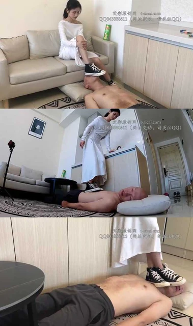 【美竹姐姐】黑色匡威帆布鞋的折磨