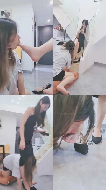 【嘉妮】肉色丝袜 调教女奴