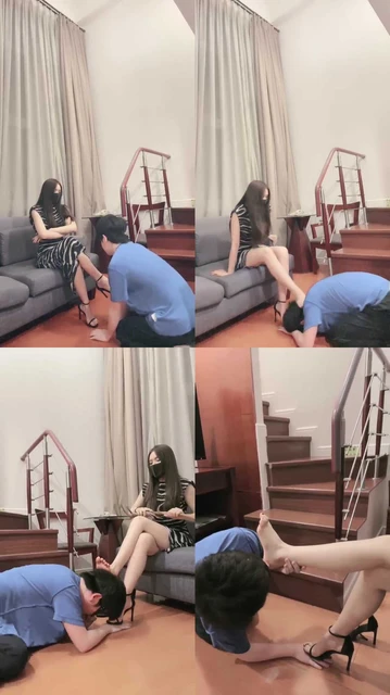 【妆主大大】长鞭抽打 驯化男奴