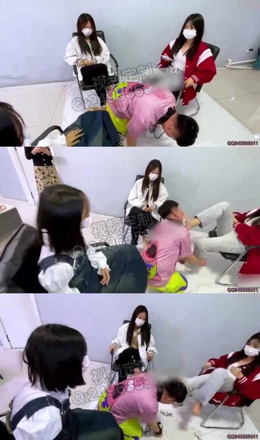 【精神小妹】三天没换的臭袜子的羞辱 塞嘴 踢打 跳踩 舔脚