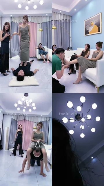 【麋鹿银儿】素人女王 首次调教