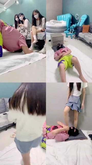 【精神小妹】多女主踩踏调教 文文带素人随意发挥