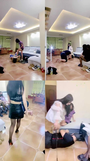 【桃宝】开发六个素人 踢裆